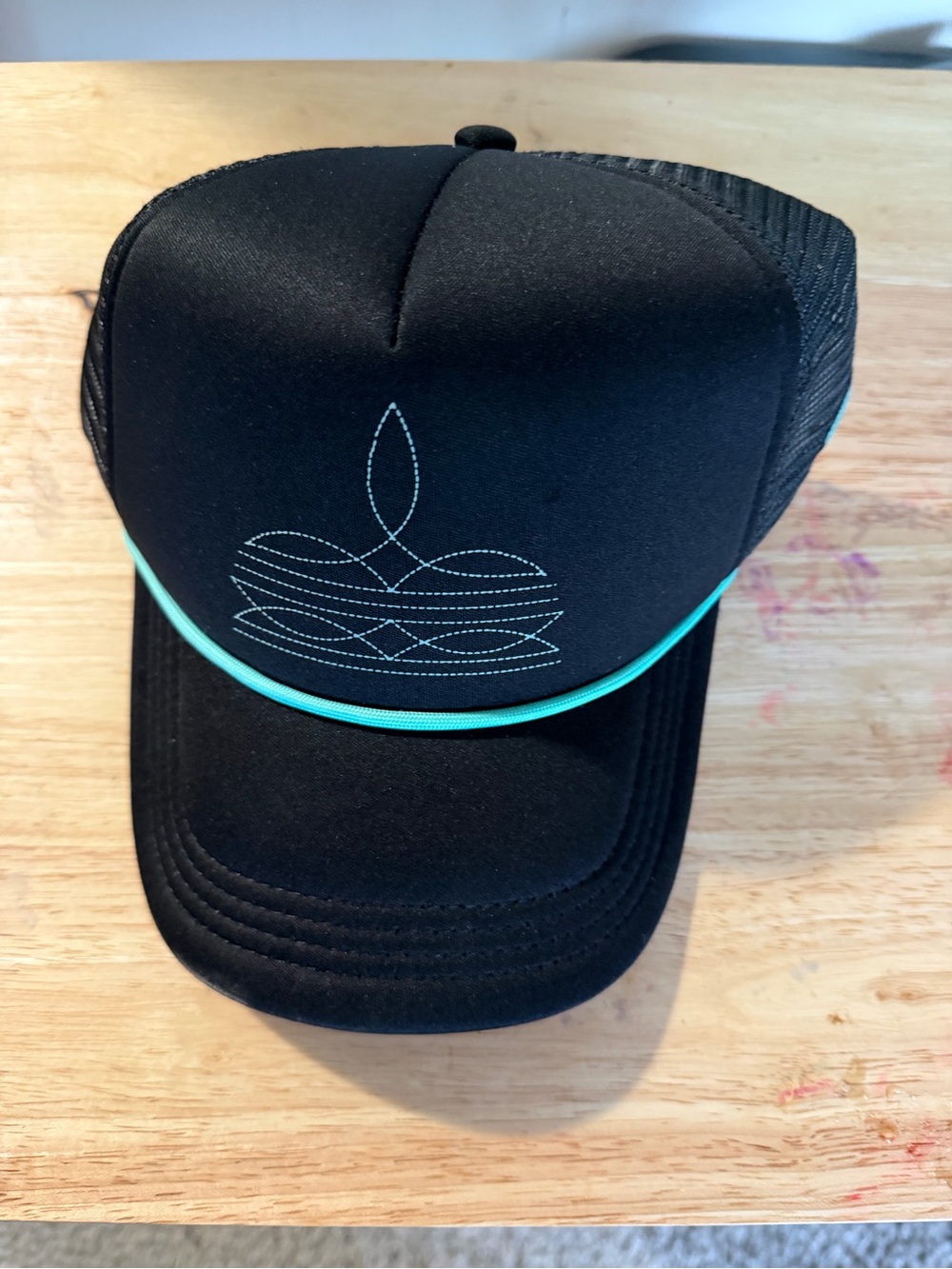 THE TWISTED FILLY CLOTHING CO. Boot Stitch Adult Trucker Hat